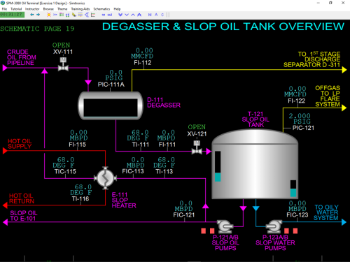 SPM-3080 Degasser  Slop Oil Tank Overview Black