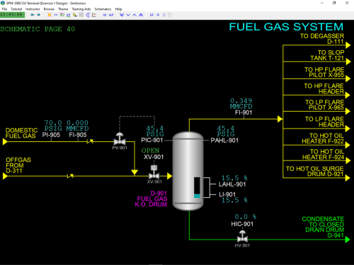SPM-3080 Fuel Gas System Black