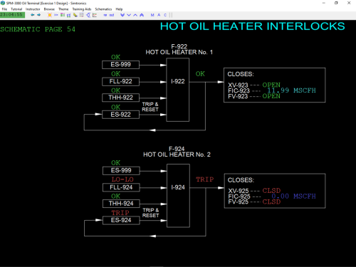 SPM-3080 Hot Oil Heater Interlocks Black