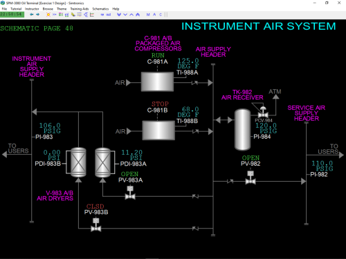 SPM-3080 Instrument Air System Black