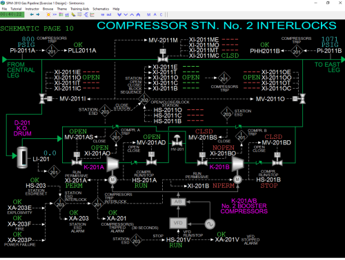 SPM-3910-Compressor-STN.-No.-2-Interlocks-Black