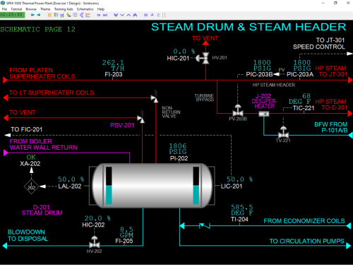 SPM-5500-Steam-Drum-Steam-Header-Black